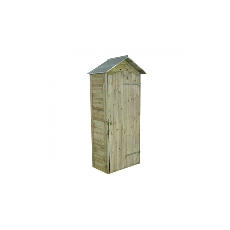 Grande Armoire De Rangement Jardin En Bois Traitée Autoclave Avec Plancher – Image 2