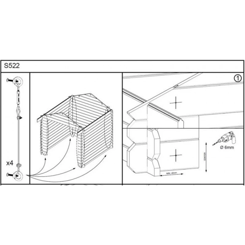 Kit Anti-tempête Pour Abris Et Garages SOLID – Image 2