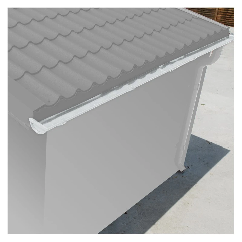 Kit Gouttières Blanc - Pack Prêt à La Pose Pour Abri Grosfillex 11,2m² – Image 4
