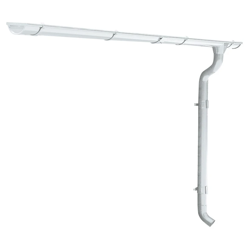 Kit Gouttières Blanc - Pack Prêt à La Pose Pour Abri Grosfillex 19,87m² – Image 2