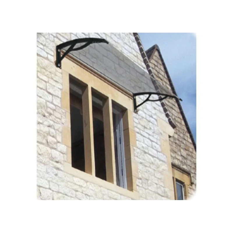 Marquise De Porte Et Fenêtre 120x80cm En Polycarbonate 4mm – HABRITA – Image 4
