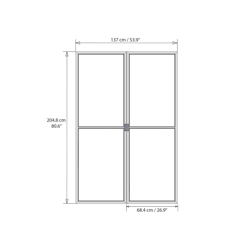 Moustiquaire Pour Vérandas Sanremo En Alu Blanc Et Polyester - Canopia – Image 2