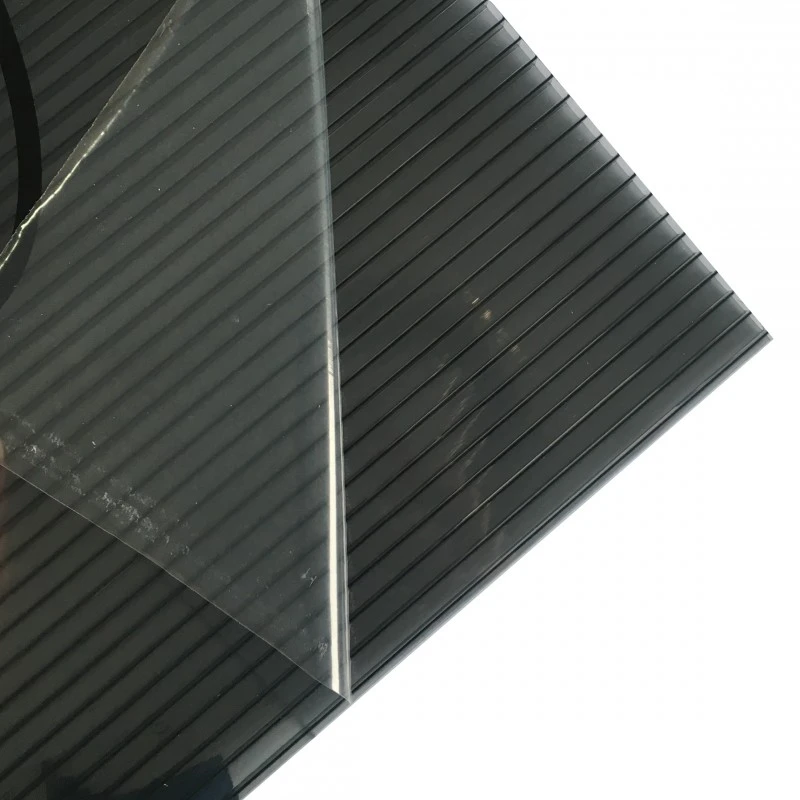 Pack De 3 Plaques De Polycarbonate De Remplacement - Ep. 6mm Gris Longueur 251cm – Image 2