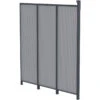 Panneau Latéral En Aluminium Et PC 4mm Pour Toit De Terrasse Anthracite 2,5m X-METAL