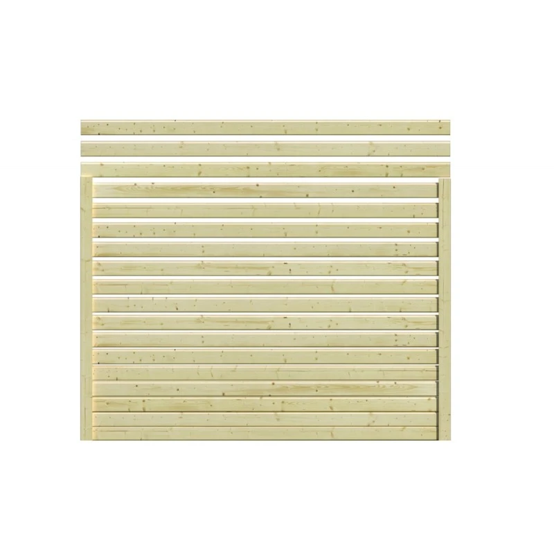 Paroi Latérale En épicéa 180x200cm Pour Carport Classic Karibu – Image 2