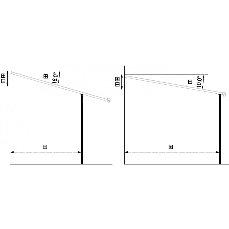 Pergola Adossée Ajustable - Toit De Terrasse En Alu 3,05x3,14m X-METAL – Image 6