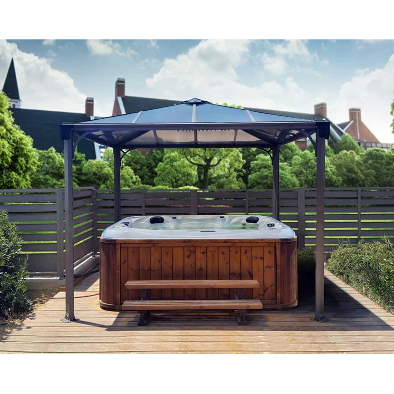 Pergola En Aluminium Et Polycarbonate 295x295cm Palermo™ 3000 - Canopia – Image 5