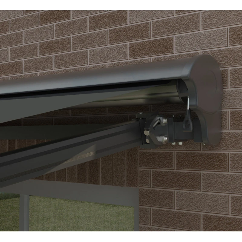 Store Banne Motorisé 295x200cm DECO Toile Polyester Grise - X-METAL – Image 6