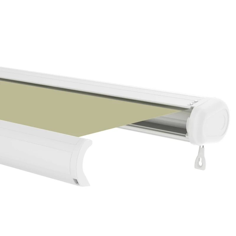 Store Banne Motorisé 400x300cm LUXO Toile Polyester Beige - X-METAL – Image 6