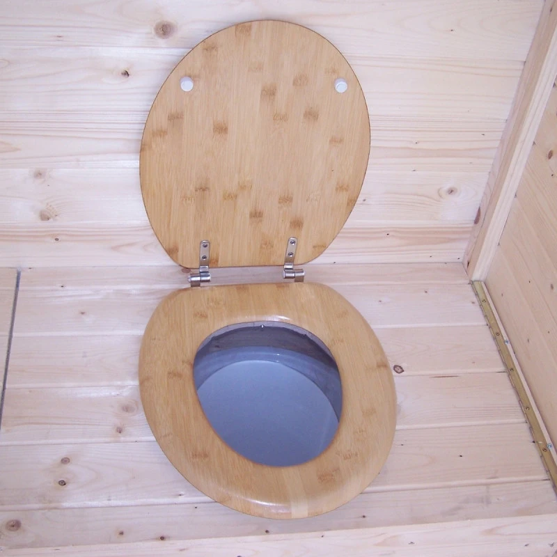 Toilettes Sèches Grand Modèle En Bois Massif Panneaux 16mm + Plancher – Image 6