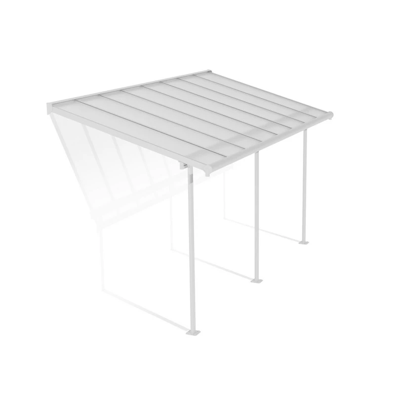 Toit De Terrasse 224x448cm En Aluminium Blanc Et Polycarbonate 6mm SIERRA - Canopia By Palram – Image 2