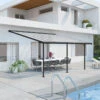 Toit De Terrasse 299x555cm En Aluminium Gris Et Polycarbonate 6mm SIERRA - Canopia By Palram