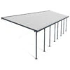 Toit De Terrasse 300x1092cm En Aluminium Gris Et Polycarbonate 8mm FERIA - Canopia By Palram