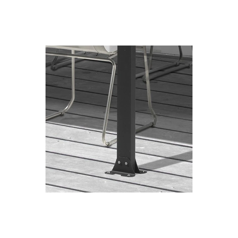 Toit De Terrasse 9,21m² Aluminium Anthracite Et Polycarbonate Habrita – Image 3