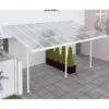 Toit De Terrasse Ajustable En Aluminium Laqué Blanc 3,05x5,57m X-METAL