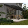 Toit De Terrasse En Aluminium Gris 3x6,10m + PC 16mm Olympia - Palram - Canopia