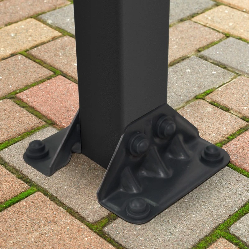 Toit De Terrasse En Aluminium Gris 3x8,51m + PC 16mm Olympia - Palram - Canopia – Image 3