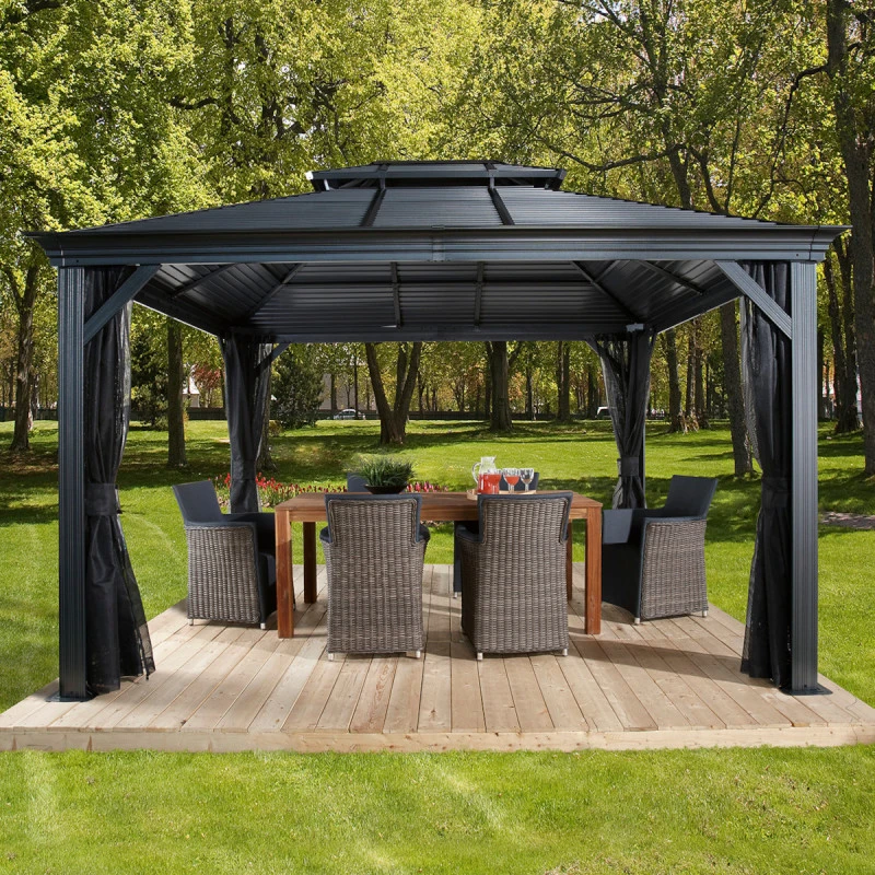 Tonnelle De Jardin Mykonos 364x484cm En Aluminium Thermolaqué – SOJAG – Image 3