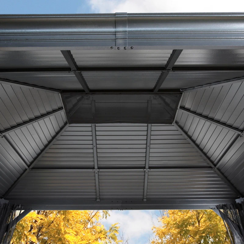 Tonnelle De Jardin Mykonos 364x484cm En Aluminium Thermolaqué – SOJAG – Image 4