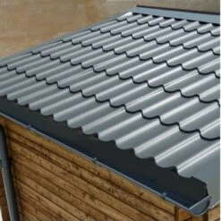 Tuiles Métalliques Anthracites - Pack Prêt à La Pose Pour Garage Gardy Shelter