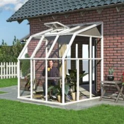 Véranda En PVC Et Polycarbonate Transparent 200x200cm Sun Room - Canopia By Palram
