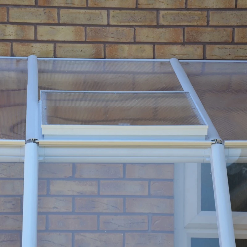 Véranda En PVC Et Polycarbonate Transparent 200x386cm Sun Room - Canopia By Palram – Image 4