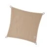 Voile D'ombrage Carrée Coolfit 500x500cm Couleur Crème – NESLING