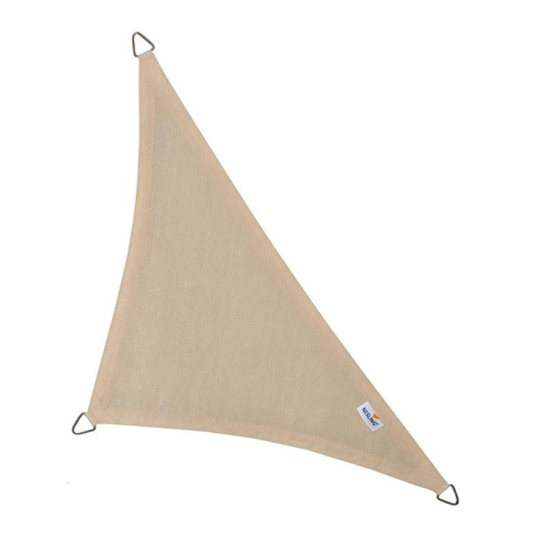 Voile D'ombrage Triangle 90° Coolfit 400x400x570cm Crème - NESLING – Image 2